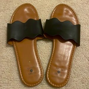 Gently worn sandals